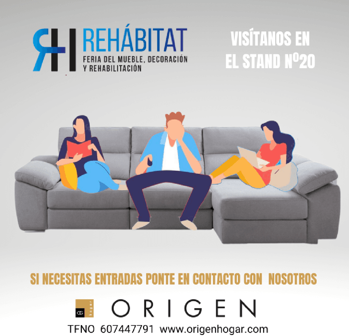 ORIGEN SOFÁS EN REHÁBITAT
