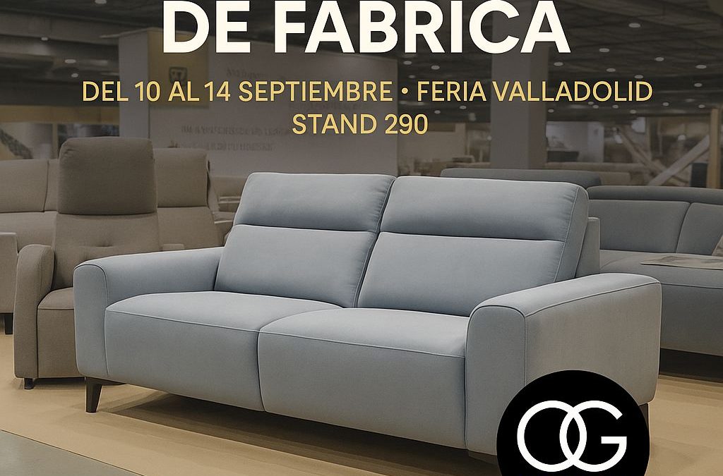 Sofás Directo de Fábrica en la Feria de Valladolid