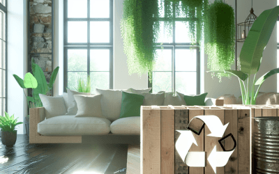 Decoración fresca y sostenible: muebles a medida para un hogar elegante y confortable