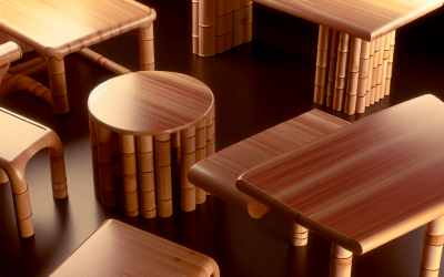 Madera vs. Bambú: ¿Cuál es la mejor opción para tus muebles de interior? Una comparativa completa