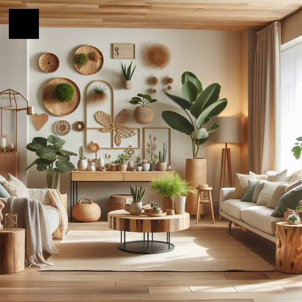 Tendencias en decoración del hogar con colores naturales y muebles sostenibles