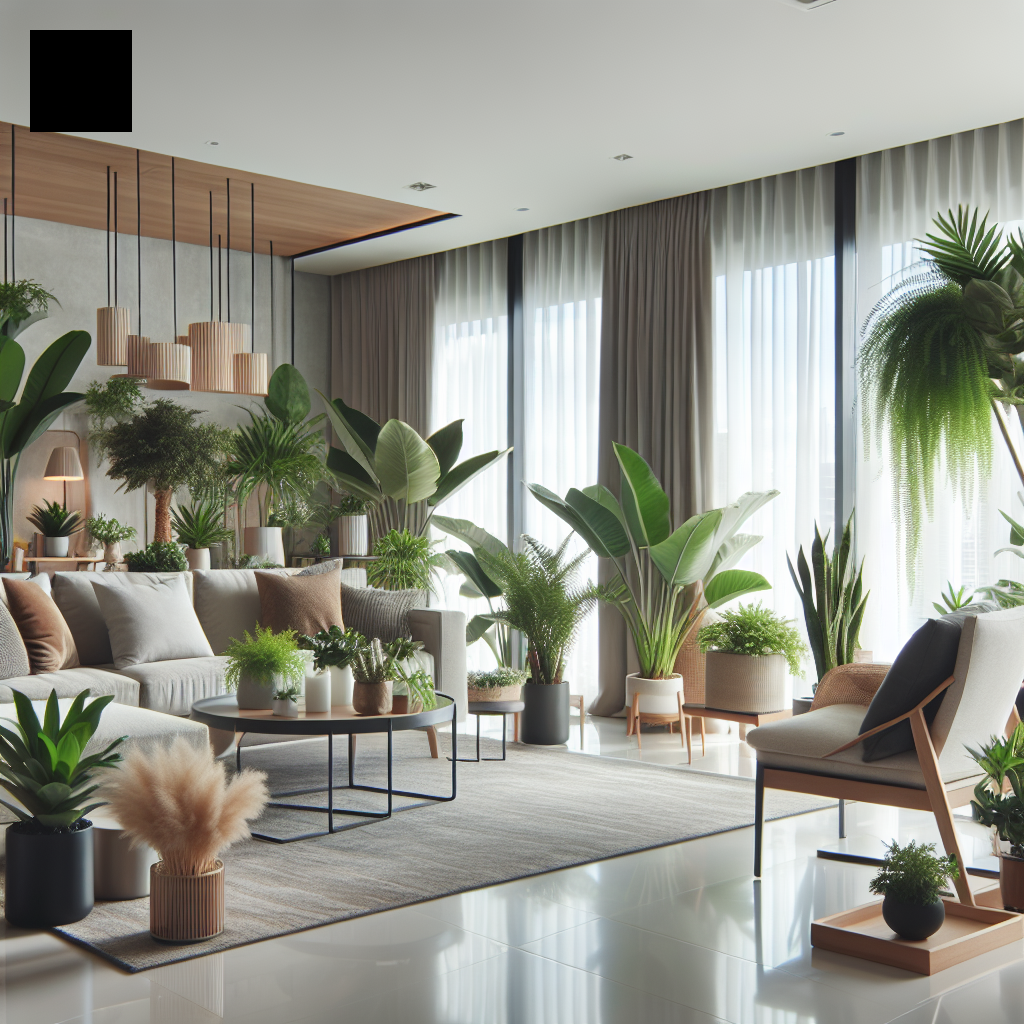 Ideas para decorar con plantas de interior en un ambiente moderno y acogedor