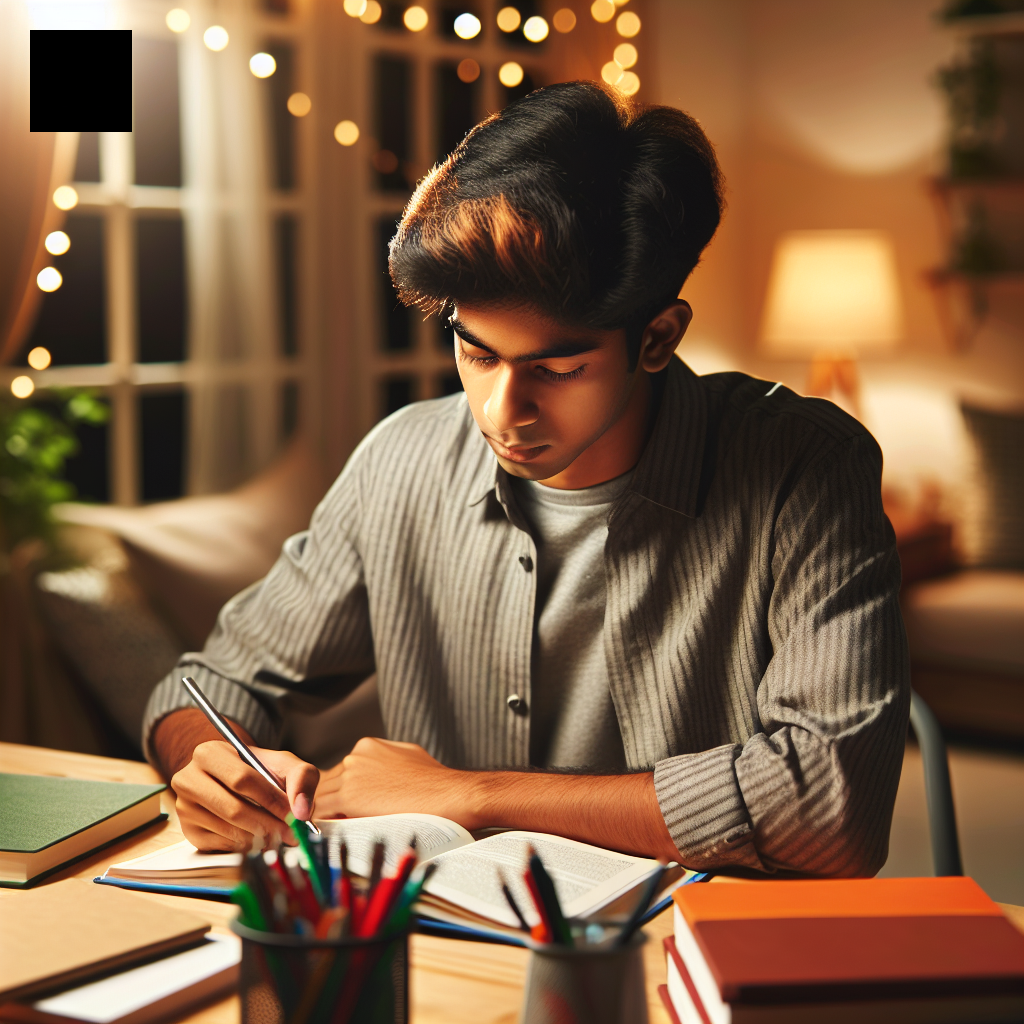 Mesa de estudio para casa con diseño ergonómico y funcional