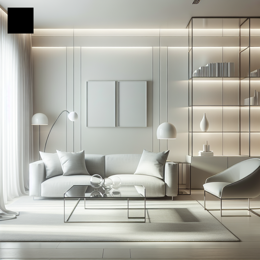 muebles modernos para salón en un ambiente contemporáneo