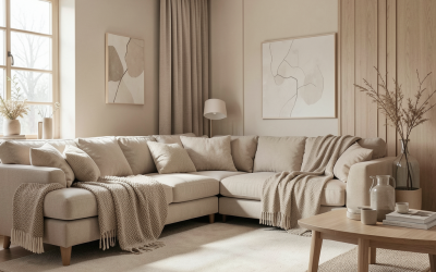 Ideas para decorar un salón con tonos neutros: Elegancia y calma en tu hogar