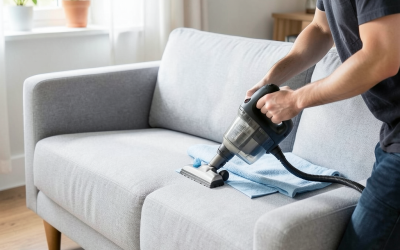 Cómo limpiar un sofá de tela paso a paso: Guía completa para dejarlo como nuevo