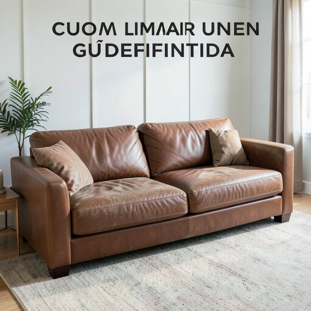 Cómo limpiar un sofá de piel sin dañarlo: Guía Definitiva