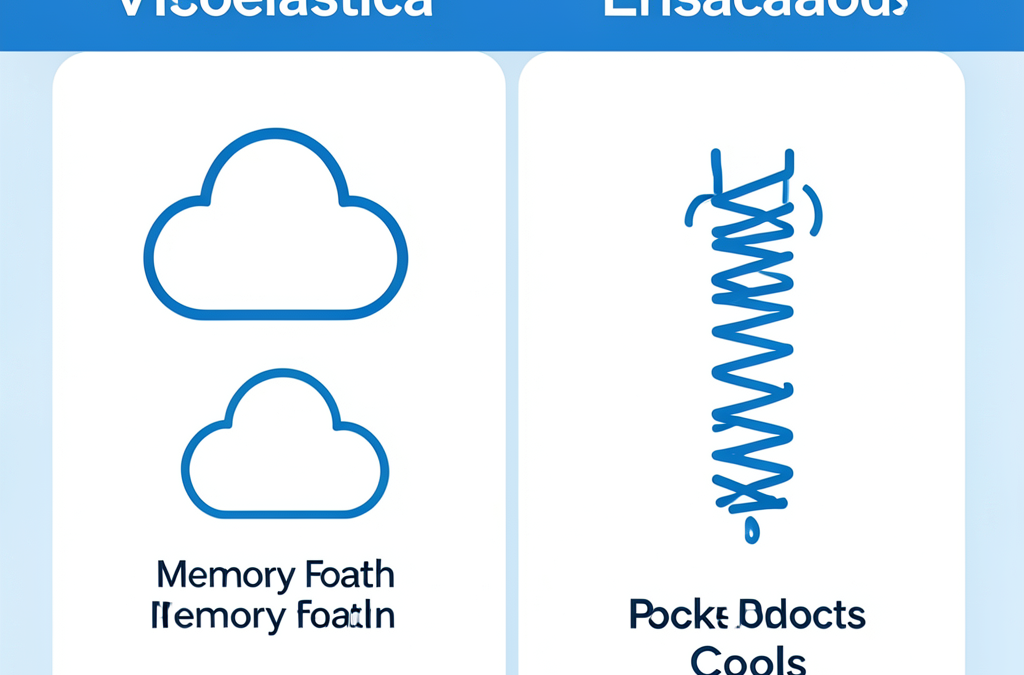 Cómo elegir entre viscoelástica y muelles ensacados: Guía