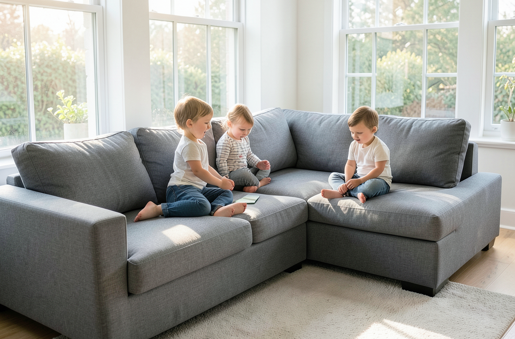 Cómo elegir un sofá para familias con niños: Guía Completa