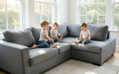 Cómo elegir un sofá para familias con niños: Guía Completa